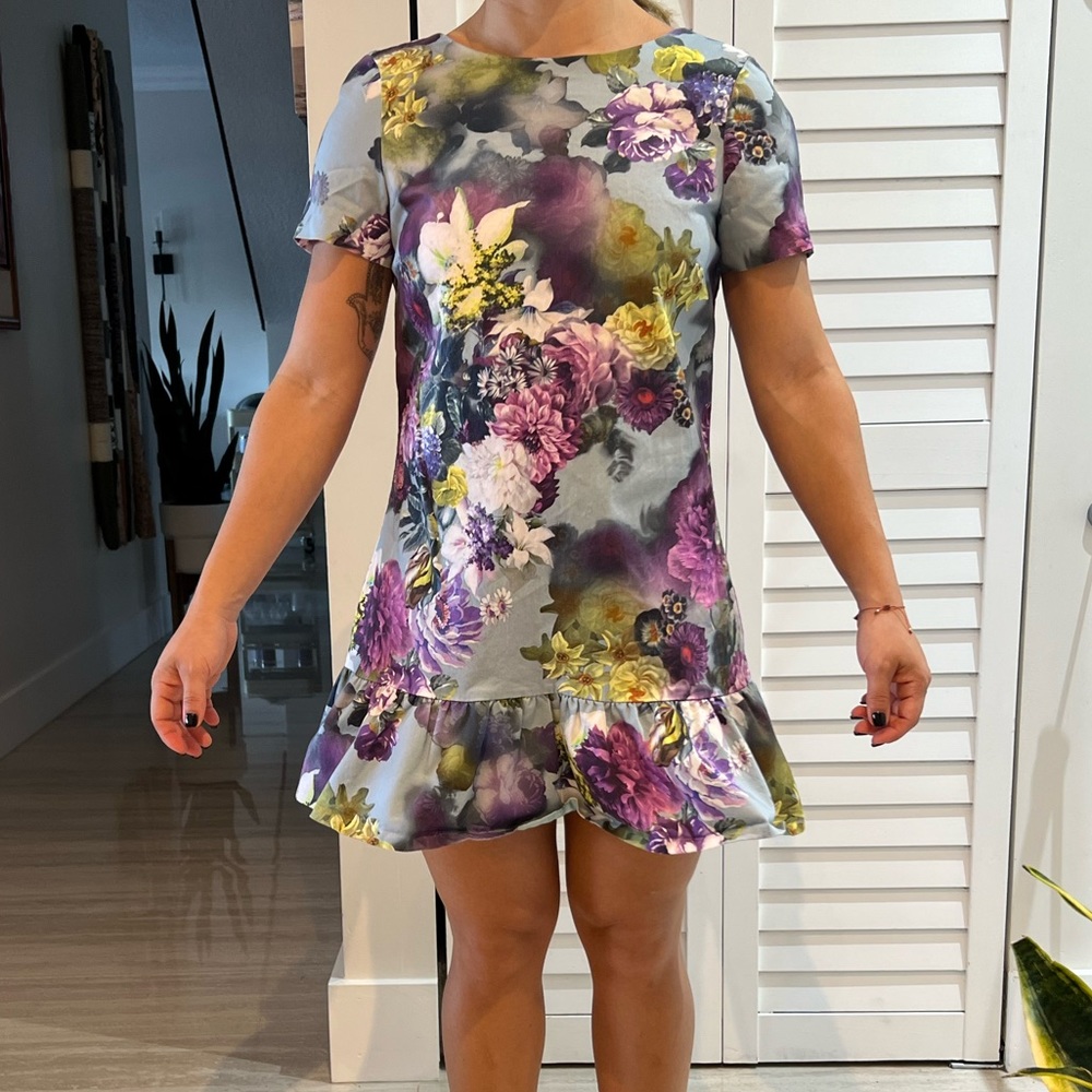 ASOS Petite Dropped Peplum Dress